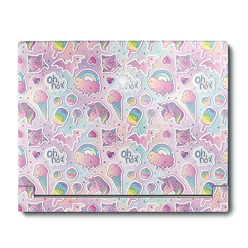 Image of MightySkins Glossy Glitter Skin Compatible with Alienware X16 R1 (2023) Full Wrap Kit - Unicorn Popsicle | Protective, Durable High-Gloss Glitter Finish | Easy to Apply | Made in The USA