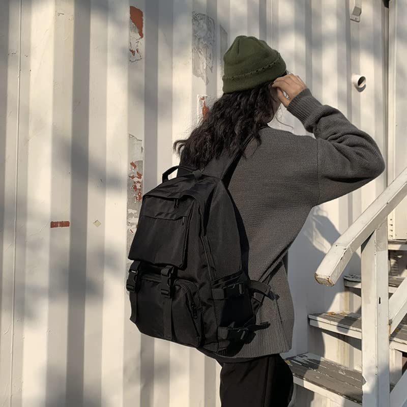 Sac à dos grande capacité style high street pour étudiant avec compartiments - 5