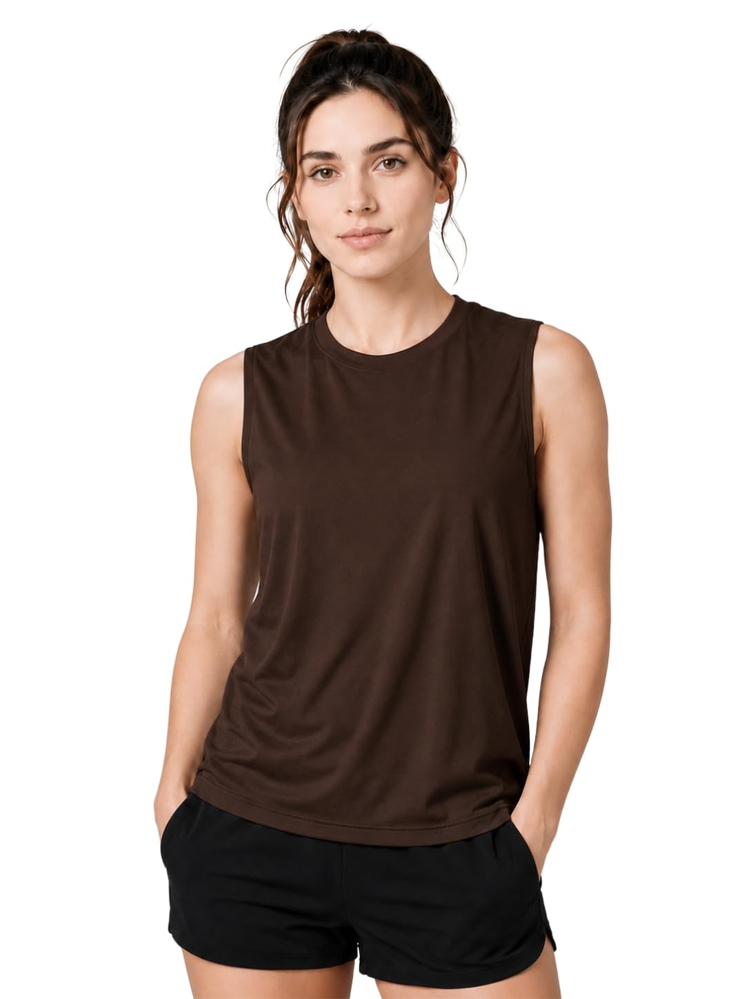 Gym Tshirt for Women Workout | Gym Tops for Woman | Active Wear Sando-image-2
