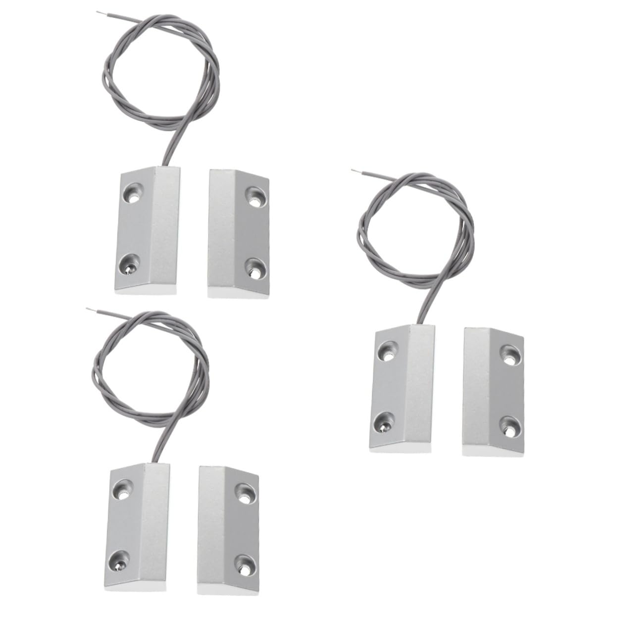 Uonlytech 3sätze Tür Und Fensteralarm Mit Magnet-Sensor Kabelgebunden Geeignet Für Und Industrielle Anwendungen Installieren Zuverlässig Und
