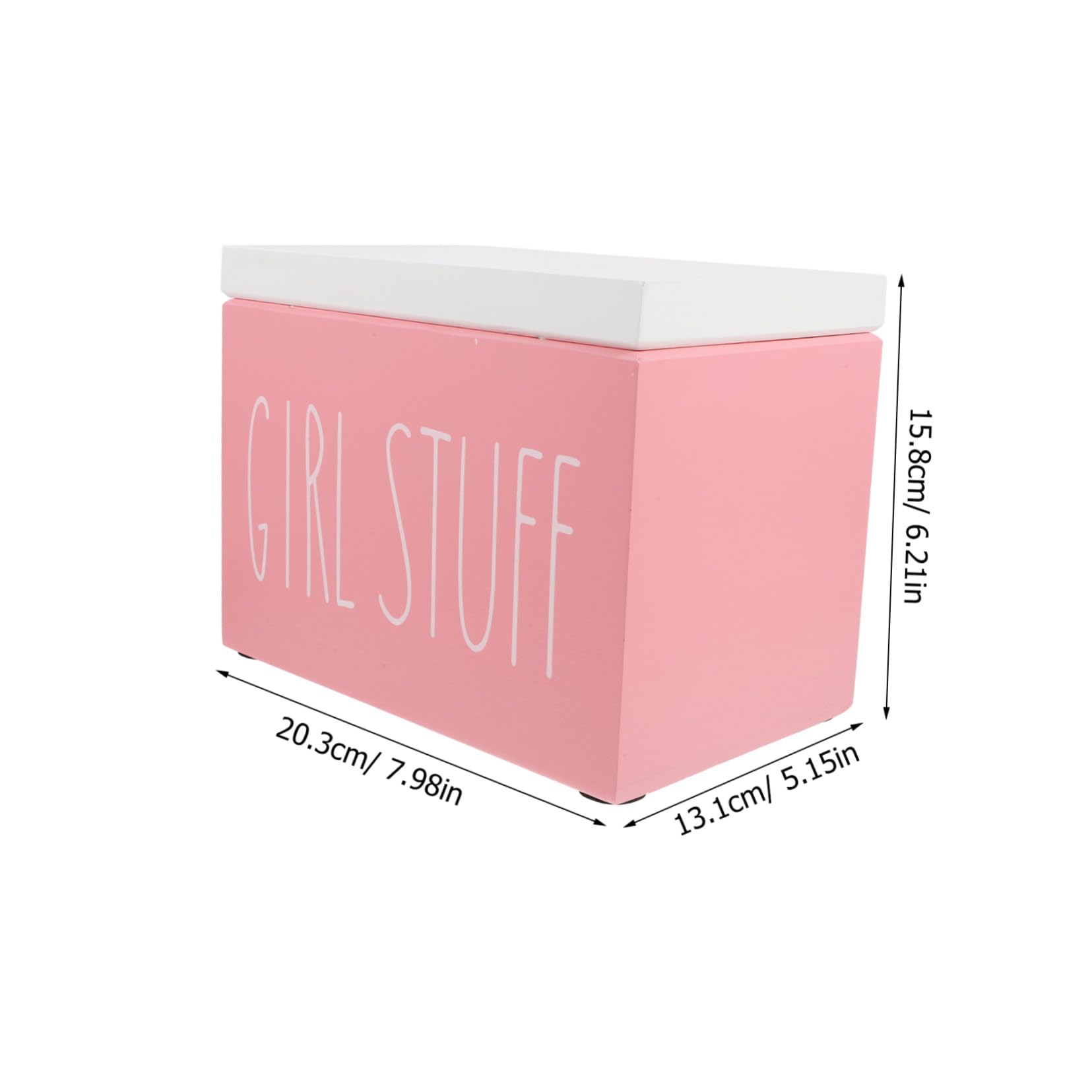 INOOMP Damenbindenbox Holz Aufbewahrungsbox Mit Deckel Badezimmer Organizer Für Damenhygiene Geräumig Umweltfreundlich Multifunktional