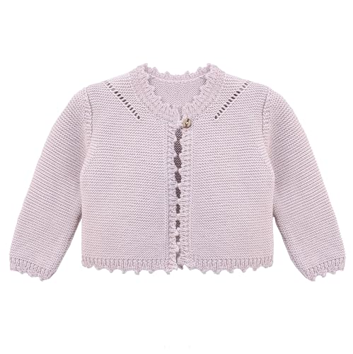 Image of Lilax Baby Girls' Long Sleeve Shrug, Knit Girls Cardigan, Childrens Bolero