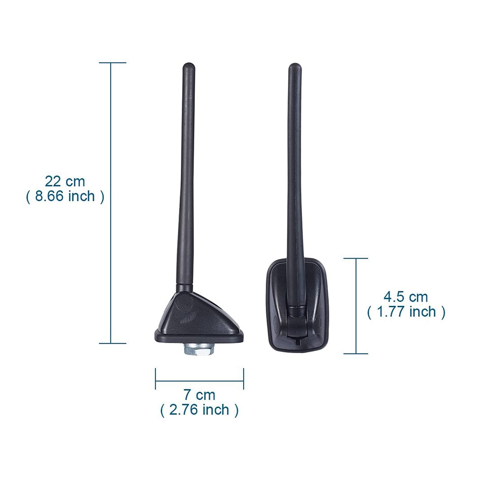 yaoqijie Uniwersalny dachowy Antena samochodowa Antenna Auto Radio Anteny Dachowe Anteny Jestem fm. Zestaw bazowy złącza radiowego lasting