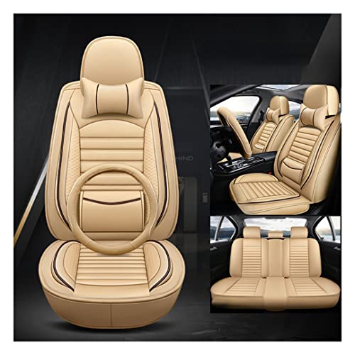 Housses de siège universelles beige pour Ford Mondeo Focus Kuga Fiesta