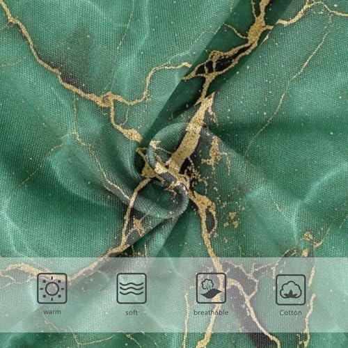 Cotton Girls Underwear Toddlers Emerald Green Marble Gold Veins Girl Panties Cute Funny Kids Undies Briefs 2t3