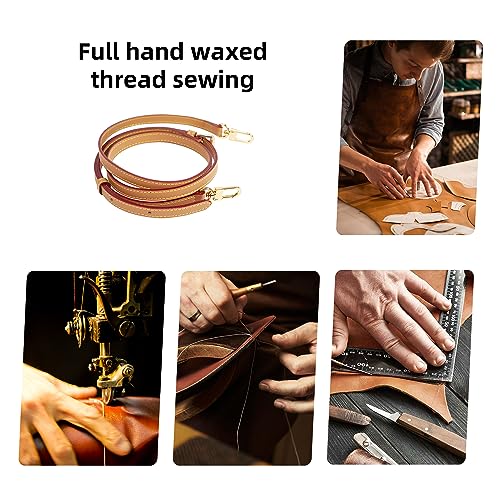 DGAZ Vachetta Leather Adjustable Crossbody Strap for Speedy Bag with Gift Box, Handmade Shoulder Strap4