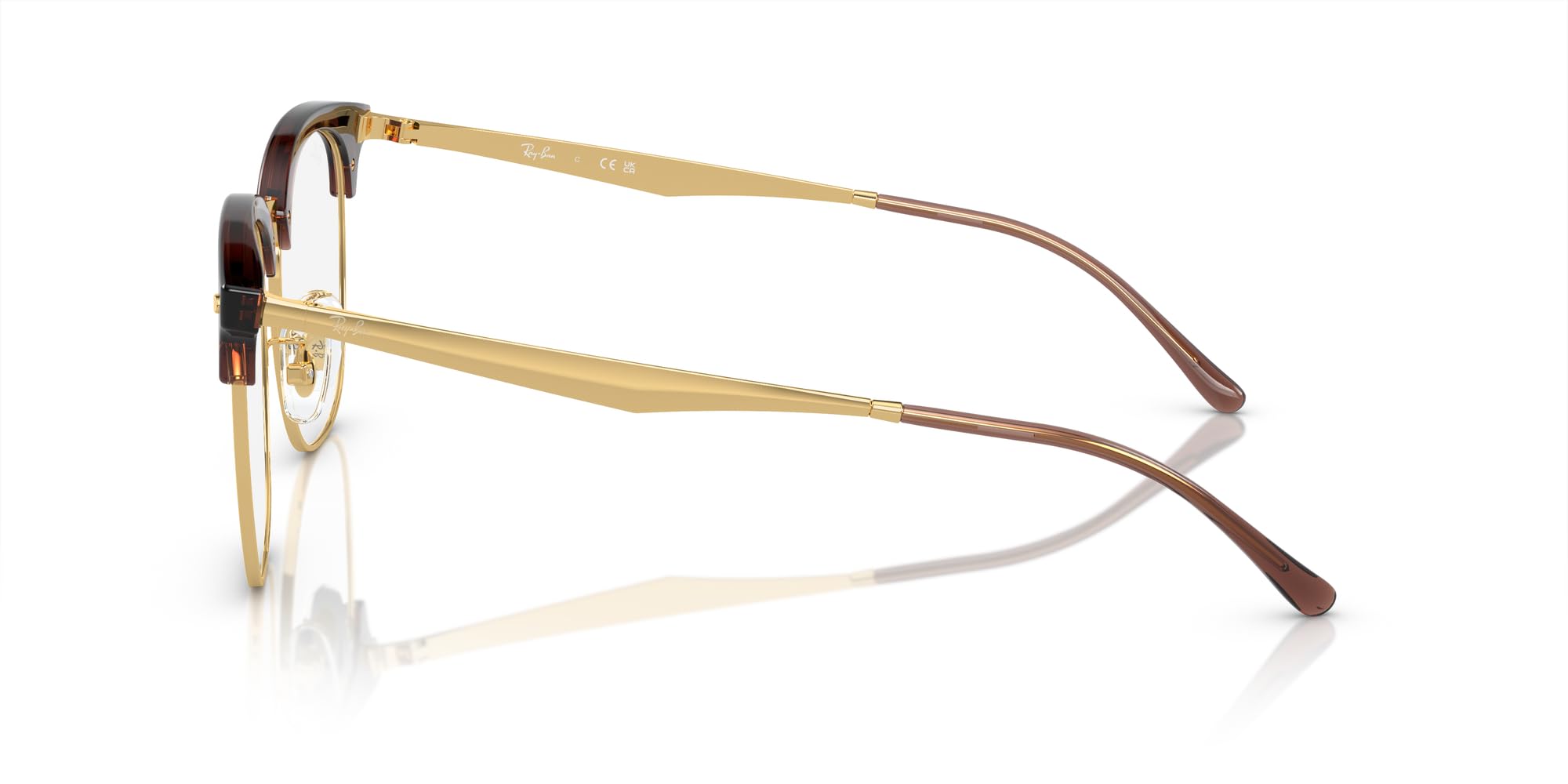 Ray-Ban Męskie kwadratowe oprawki na okulary korekcyjne Rx7318d