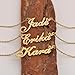 HUAN XUN Luke Name Necklaces for Women Stainless Steel Custom Name Necklaces Pendant Jewelry Gift for Christmas