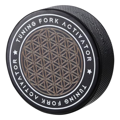 Image of Tuning Fork Activator for Healing Tuning Fork Black Rubber Activator Creates Minimal Nose and Sustained Sound
