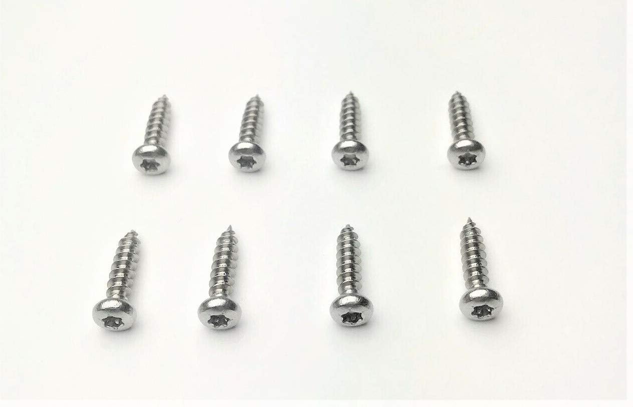 8 ea Headlight Bezel and Ring Torx Screw Kit. Used For 2007 to 2019 Jeep Wrangler JK