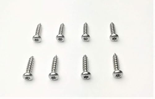 Kit de tornillo Torx de anillo y bisel de faros delanteros de 8 ea. Utilizado para Jeep Wrangler JK 2007 a 2019