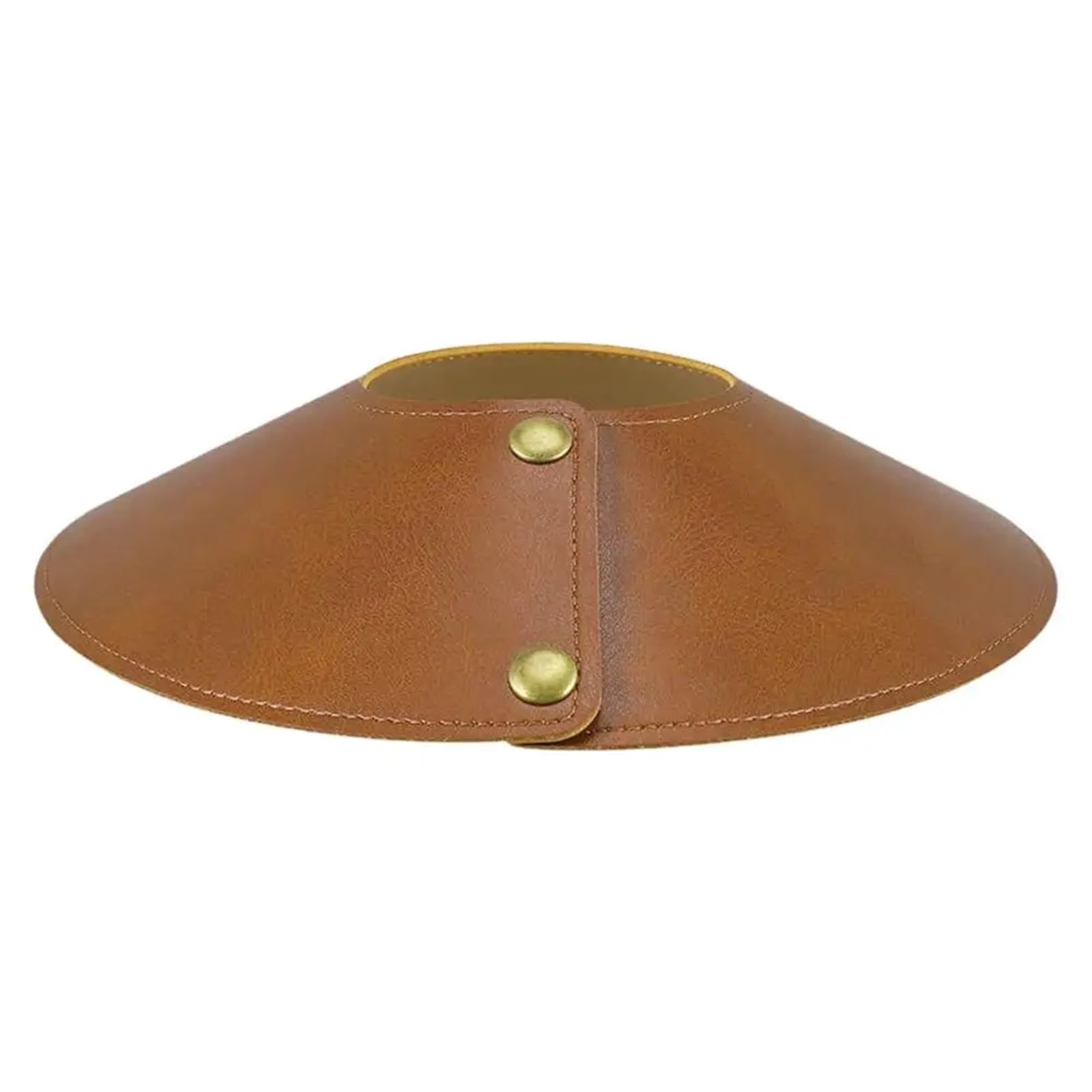HKYBCF Lamp Shade Leather Lampshade Spotlight Protector Cover Detachable Removable Washable Light Lamp Accessory for Home for Bedroom(01)