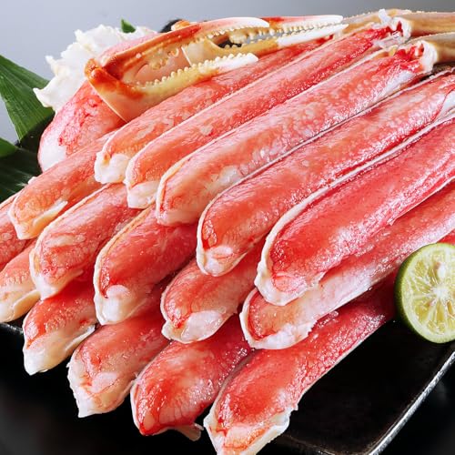 笑顔の食卓 匠|生 ズワイガニ|特大7L〜5L生ずわい蟹半むき身満足セット 4kg超(総重量約4.8kg)