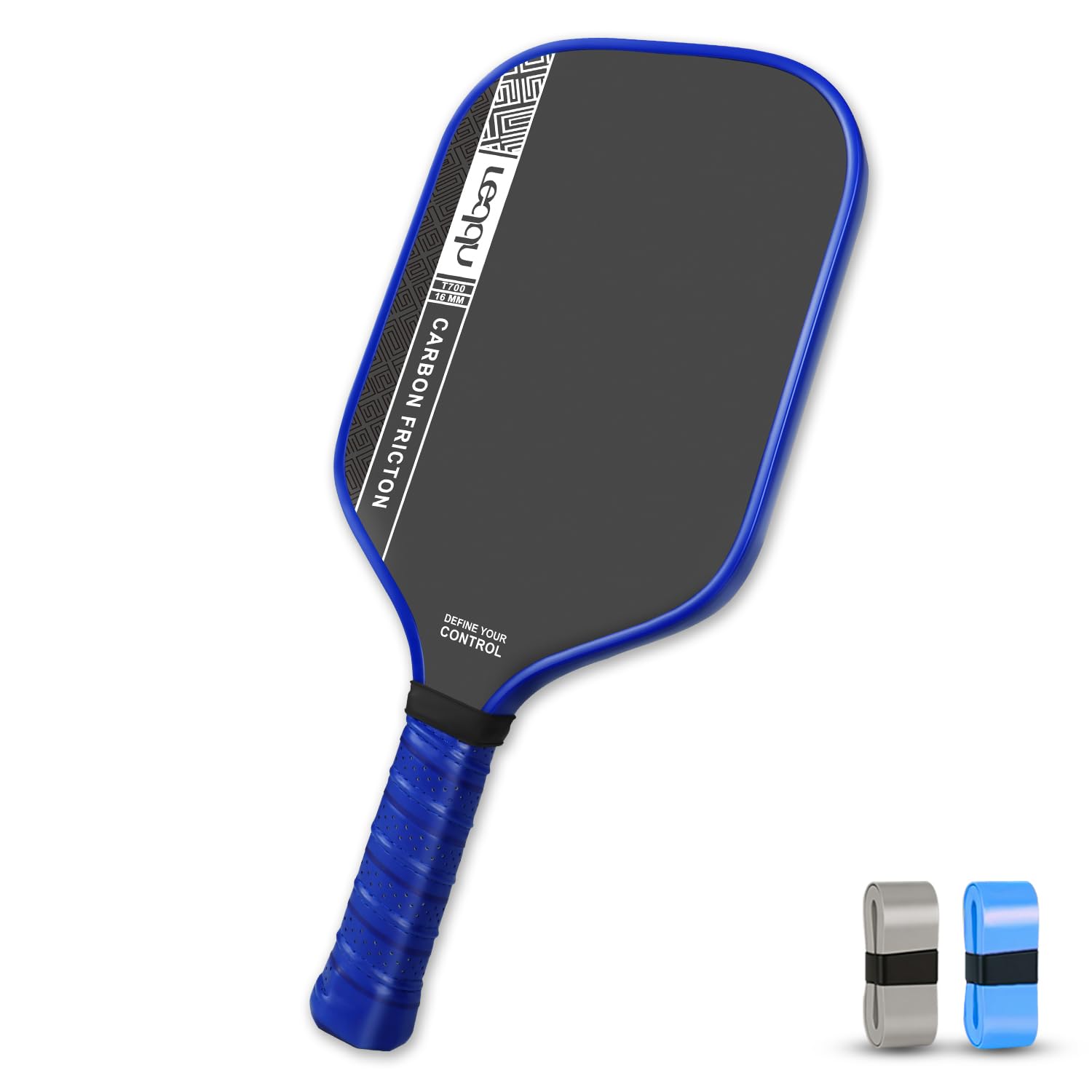 Leqqu Pickleball Paddle Carbon Fiber Professional 16mm Graphite 7.6Oz Light | Single padd…