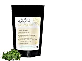 Mandala Microgreen Mixes Microgreen Seeds - 200g Yellow Mustard Seeds by Mandala Microgreens,Organic Sprouting Seeds - Garden Friendly Non GMO