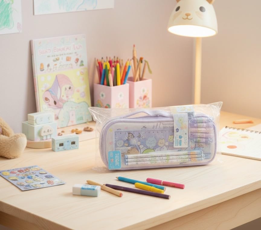 すみっコぐらし 文房具 まとめ売り Amazon.co.jp: 2026年 新入学 すみっコ 5点 ぐらし 文房具セット