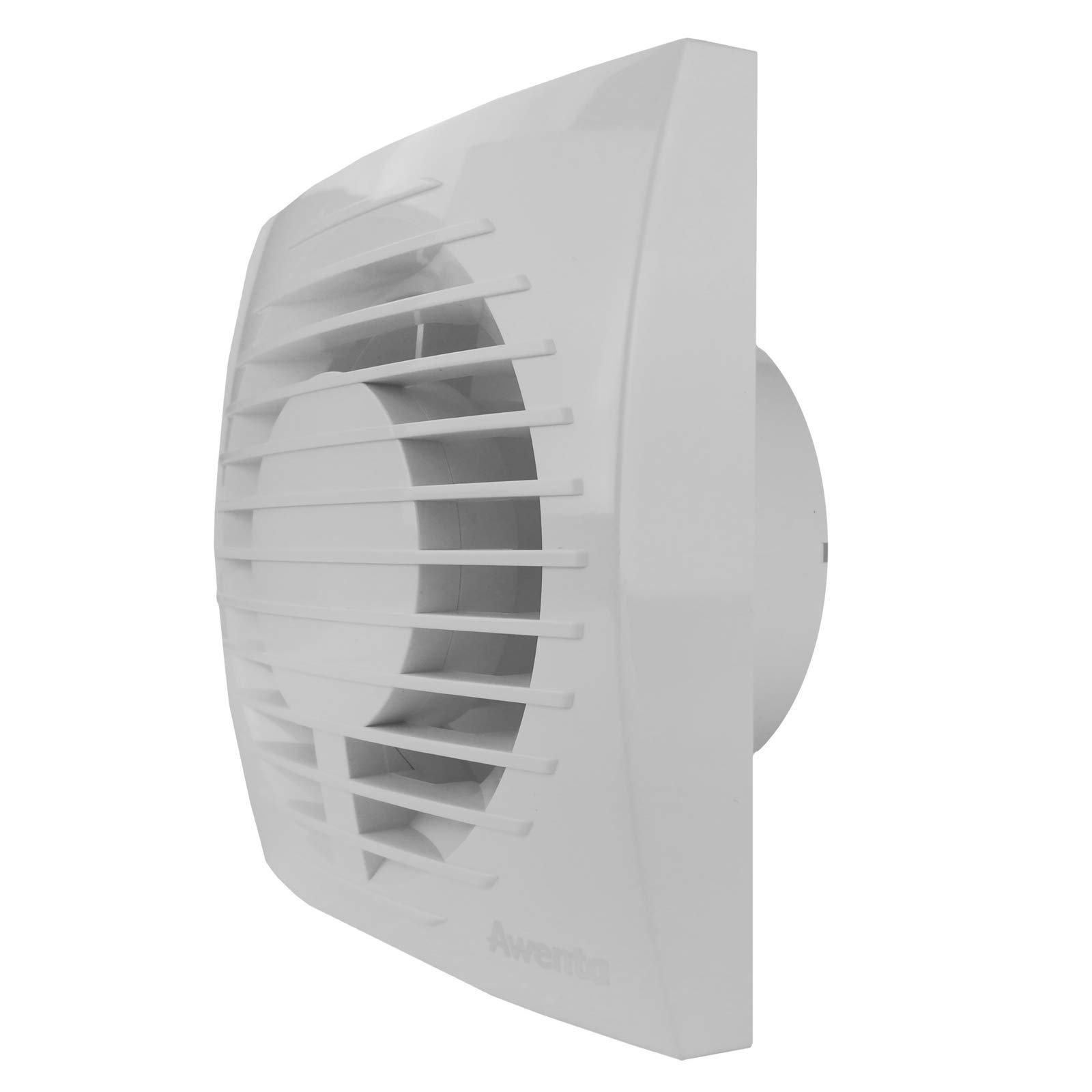 Badkamer/toilet ventilator - standaard - 100mm - RVS vlak