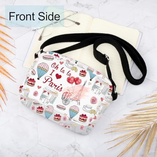 Tower Crossbody Bag Paris Lover Gift Vacation Travel Gift Cute France Purse Bag Oh La La I Love Paris For Her3
