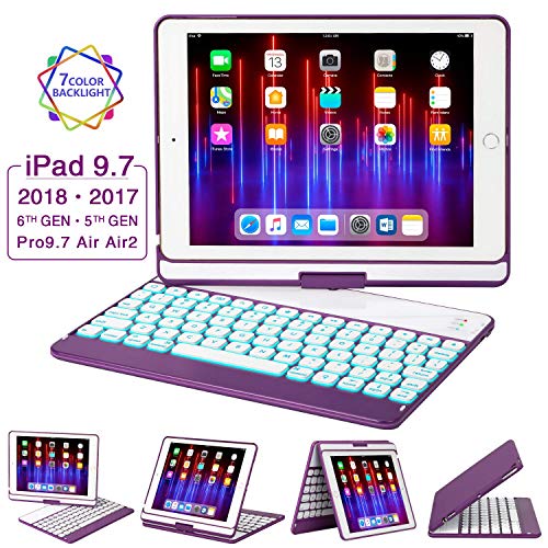 iPad Keyboard Case 9.7 for iPad 2018 (6th Gen) - 2017(5th Gen)