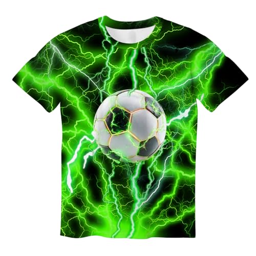 Tie Dye Shirt Kids Neon Shirts for Boys Girls Crewneck Short Sleeve Tee 6-16 Years
