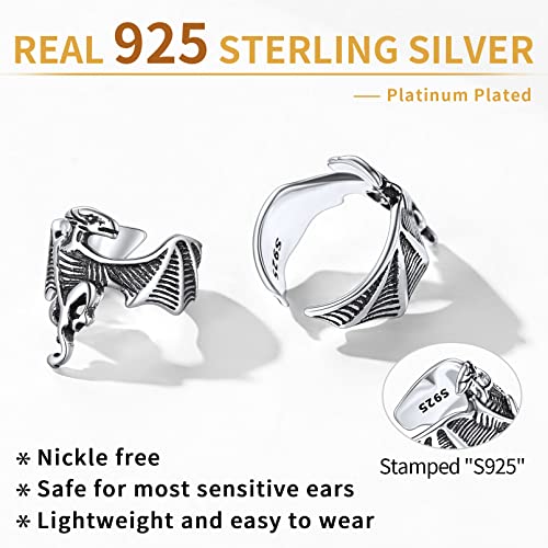 ChicSilver Orecchini d Argento 925 Uomo Donna