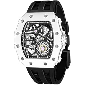 Luxury Ceramic Automatic Watches for Men – Japanese Movement Sapphire Glass – 50M Waterproof Luminous Men’s Wrist Watch Elegant Gifts TB8209 Black