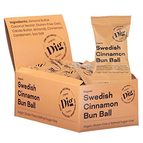 Dig Schwedische Zimtschnecken-Kugel Vegan Glutenfrei 12 x 30g