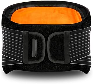 Ciepły, Oddychający Pas Biodrowy Na Jesień Zima Szelki Podtrzymujące Brzuch Magnetyczny Pas Fizjoterapeutyczny Wielokrotny Ochraniacz Kompresyjny Podparcie Lędźwiowe Regulo(Size:Środkowy,Color:czarny)