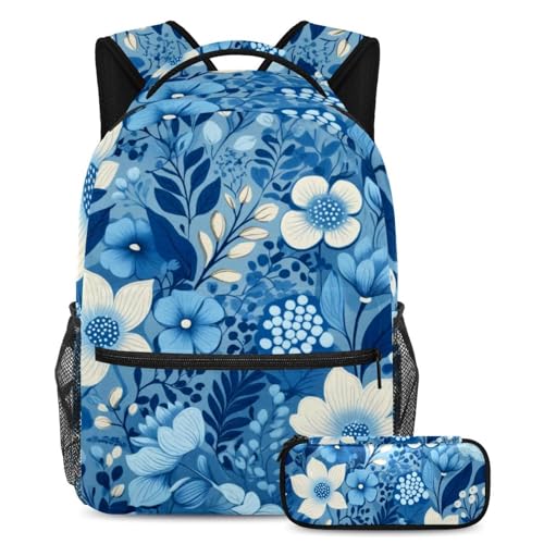 Sac à dos tendance fille et garçon grand volume avec trousse scolaire incluse