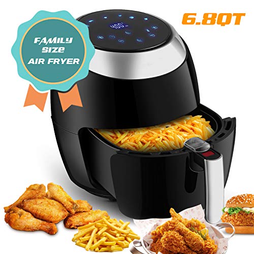 Air Fryer XL with Rapid Air Circulation System, 6.8 QT Extra Large Capacity