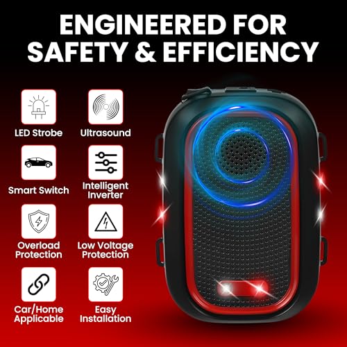 Image of MAK7 Car Rat Repellent Device | Ultrasonic Rat Killer & Pest Control | Effective Rodent Repellent for Car Engine | Smart & Reliable Rat Repel for Home & Garage [CE Certified][2025 Model]