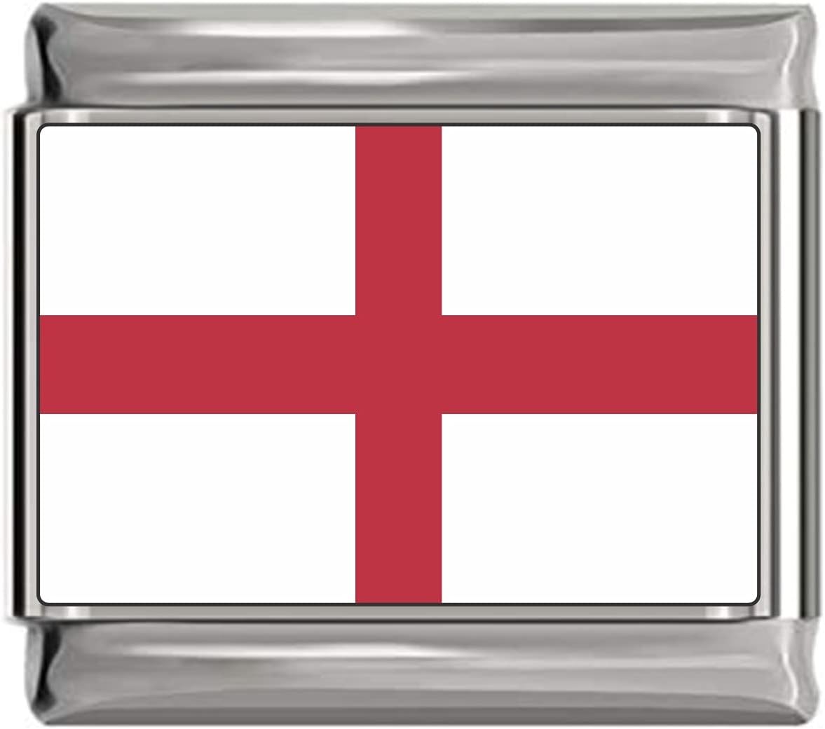 NewCharms England Flag Italian Charm Bracelet Jewelry Link