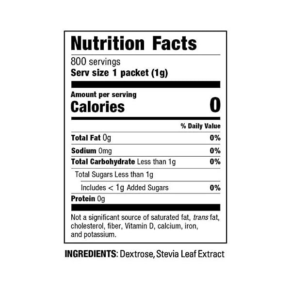 Zero-Calorie Sweetener, 800 ct. – Bild 3