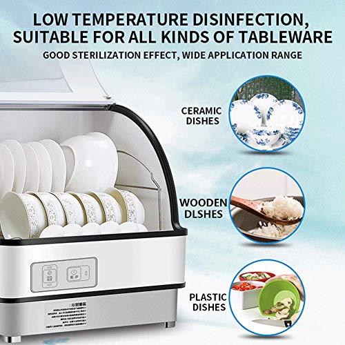 Compacte Vaatwasser Tafelmodel Uv-Desinfectie Vaatwasser, Met 360 °; Uitgebreide Ontsmetting En Desinfectie En Sterilisatie Met Dubbel Effect Aanraakbediening Voor 4-6 Personen praktisch - Image 4