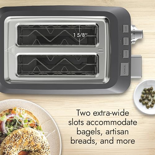 Image of Lotus Toaster, 2-Slice Toaster with Bagel Function and 7-Setting Shade Selector, The Two Slice, 900 Watts, Stainless Steel, Professional Series, LTSTR502