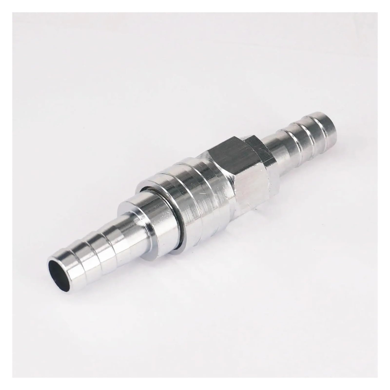 19mm OD Barbs Brass Nickel Plated Fuel Line Gas Hose Quick Disconnect Coupler Marine Pipe Fitting for Boat