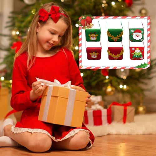 DOWNDRIFT 6 Stück Nähset Kinder Nähspass Nähen Nähmaschine Umhängetaschen Aus Filz Handgefertigte Taschen Kindernähmaschine DIY Nähset Kinder Nähspaß für DIY Geschenk