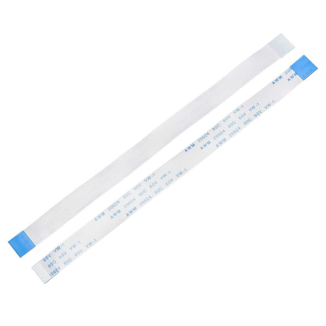 FFC Ribbon Cable 18 Pin 0.5mm Pitch Type-B,300mm Length | Flat Flexible FPC Flex Cable for LCD Display, Laptop, Printer, Camera, PCB Repair & DIY Electronics | Pack of 1-image-19