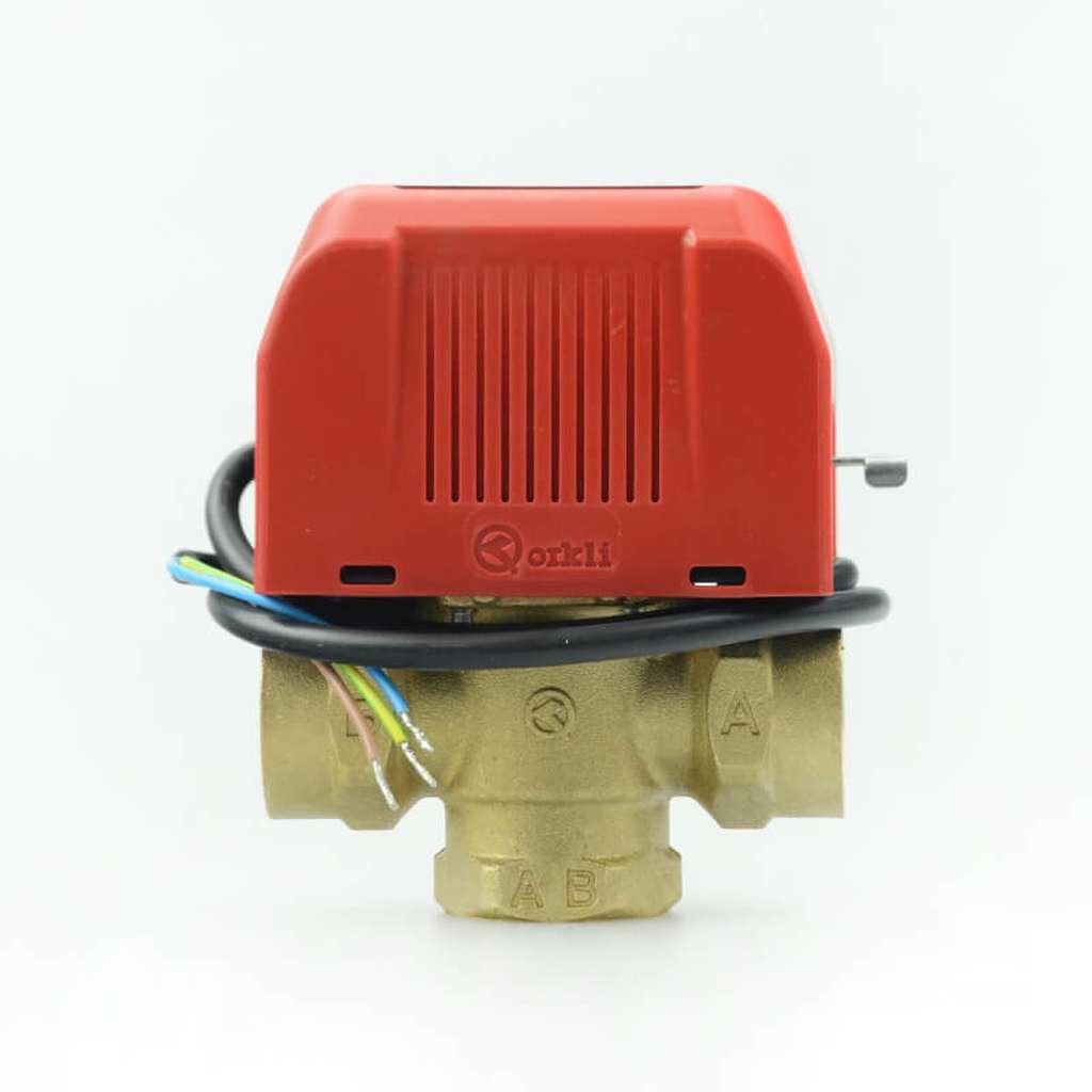 Orkli 3-Wege Zonenventil ¾" IG, Automatisch, 1NO 2NC, 1A, RELAY, Ventil, Relais