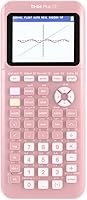 Vista 4 de Funda protectora de silicona suave a prueba de arañazos para calculadora Texas Instruments TI-84 Plus CE, rosa