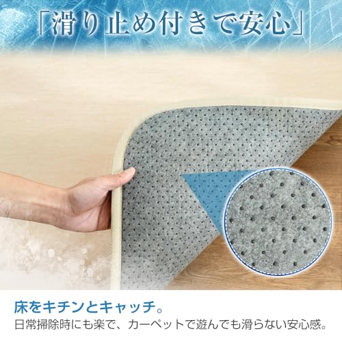Housecover 接触冷感 夏用ラグ 135×185cm (約1.5畳)