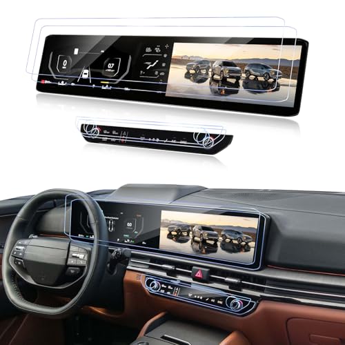 XCNGSUA Double Set Screen Protector for 2026 Kia Sportage 12.3 Inch Navi & AC Air Conditioner for 2026 Kia Sportage (LX/EX/X-Line/SX/SX Prestige/X-Pro Prestige) Screen Protector for 2026 Sportage Hybrid Accessories
