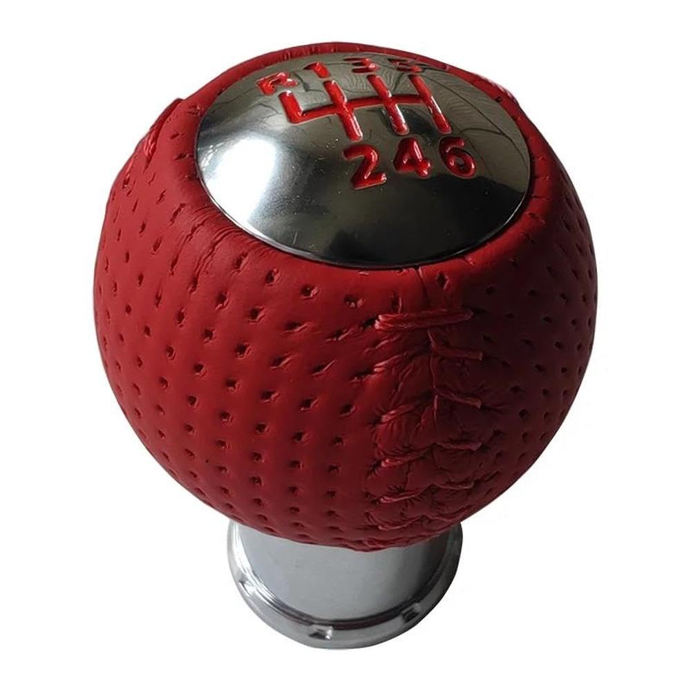 SXQPOCAR 6 Speed Gear Shift Knob for Mazda MX-5 Gear Ball Head Shift Lever Head(Red)