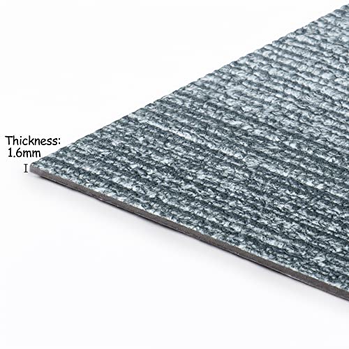 HotDecor Navy Blue Floor Tile Peel and Stick Vinyl Carpet Office Classroom Stick on Floor Tile 12"x12" Waterproof Removable Self Adhesive Carpet 16-Pack