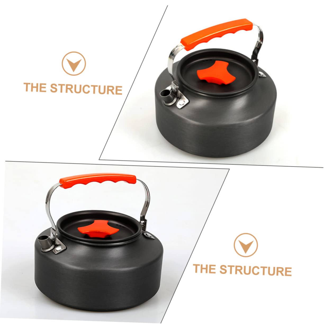 HOLIDYOYO 1Set Portable Cooking Kit Camping Cookware for Outdoor Picnic Lightweight Pots and Pans for Hiking Backpacking and Camping Activities Easy to Use Non Stick