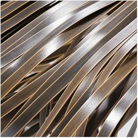 homeemoh 500g Synthetic Rattan Weaving Material, Plastic Wicker Repair Kit PE Rattan Roll for Furniture Repair Woven Handmade Baskets (Width 12mm, Thickness 1.2mm) Cover