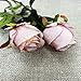 Flojery 10pcs Artificial Rose Flowers Long Stem Fake Silk Roses for DIY Wedding Bouquet Table Centerpiece Home Decor (Light Pink)