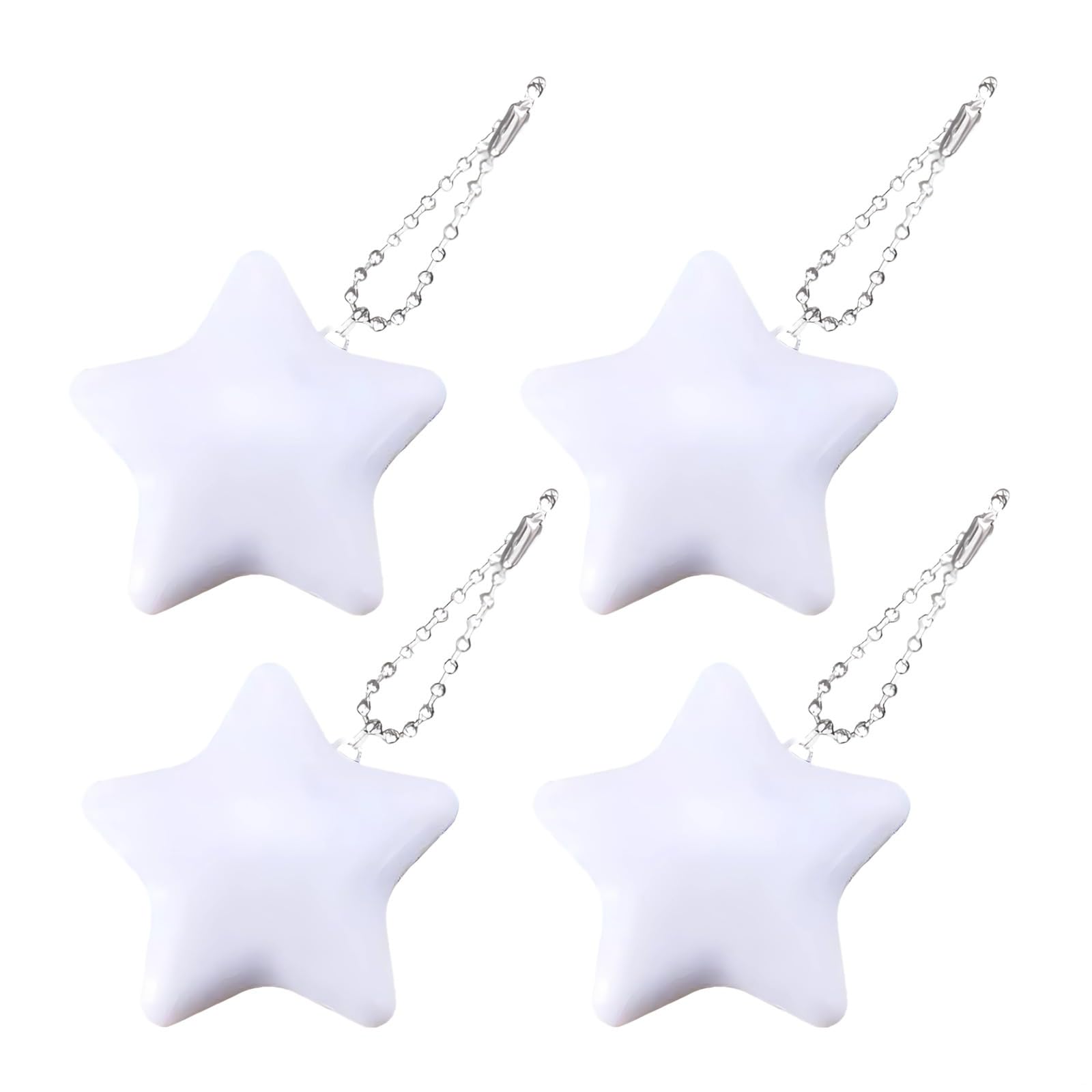 Kieszonka LED w kształcie gwiazdy z łańcuchem, urocza torebka dekoracyjna światło, mała lampka nocna z czujnikiem dotykowym 3 cale/7,5 cm, zasilana bateriami, przenośna lampa do szafy dla
