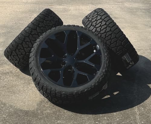 EZDealin 22" Snowflake Replica Wheel & Tire Set