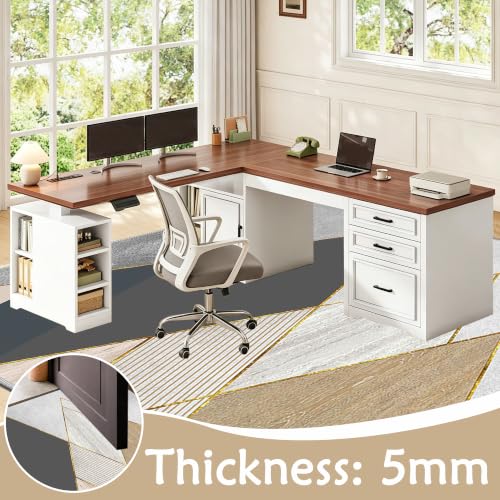 Tapis lavable en machine et antidérapant pour cuisine 90x140